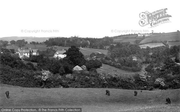 Photo of South Molton, View From Vicarage Lane c.1890
