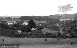 View From Vicarage Lane c.1890, South Molton