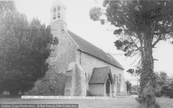 Photo of South Moreton, St John The Baptist Church c.1965