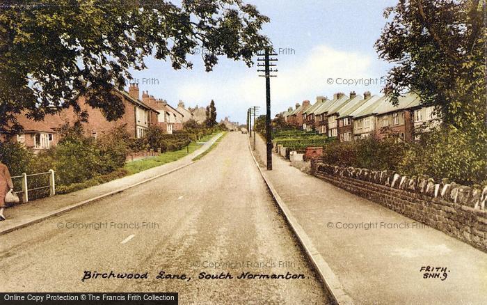 Photo of South Normanton, Birchwood Lane c.1960
