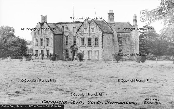 Photo of South Normanton, Carnfield Hall c.1965
