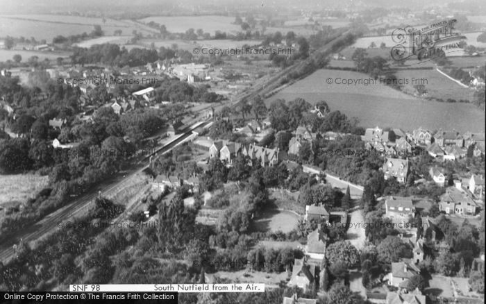 Photo of South Nutfield, From The Air c.1960