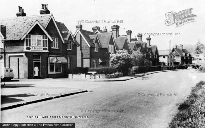 Photo of South Nutfield, Mid Street c.1960