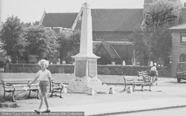 Photo of South Ockendon, Girl By The Green c.1955