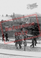 Men And Boys In Church Way c.1898, South Shields