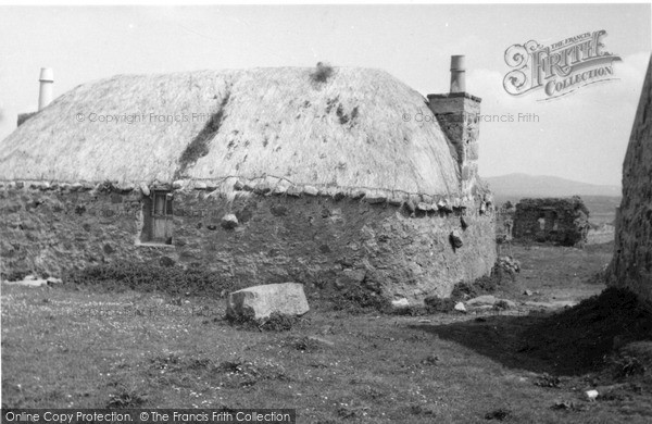 Photo of South Uist, Howmore, Old Type Cottage 1963