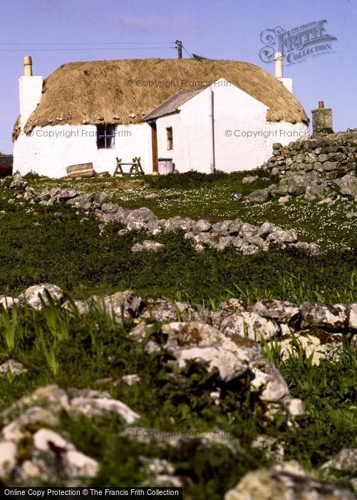 Photo of South Uist, Traditional Blackhouse At Howmore 1986
