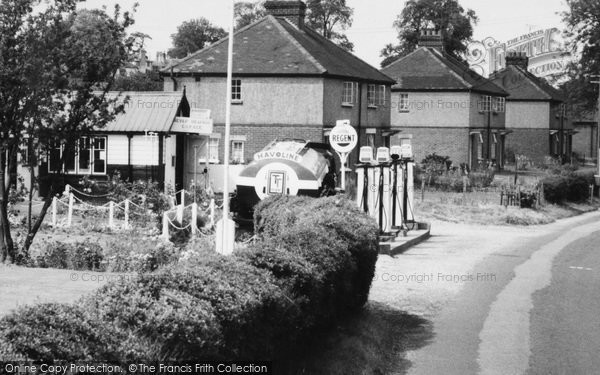 Photo of South Warnborough, Alton Road Garage c.1960