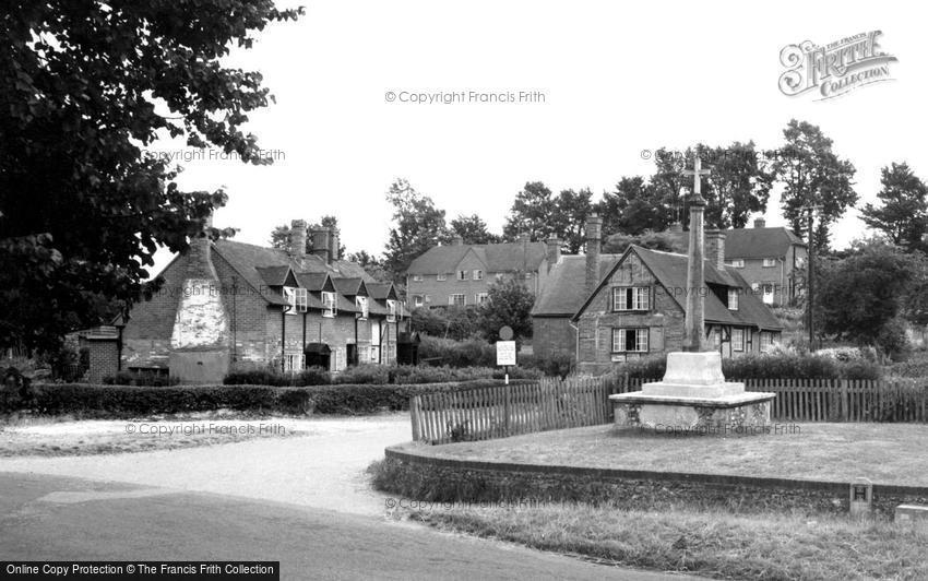 South Warnborough, the Village and War Memorial c1955