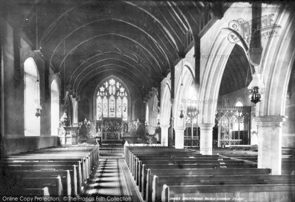 Photo of South Weald, Church Interior 1896