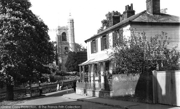 Photo of South Weald, St Peter's Church c.1955