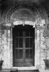 The Church, Norman Door 1895, South Weald