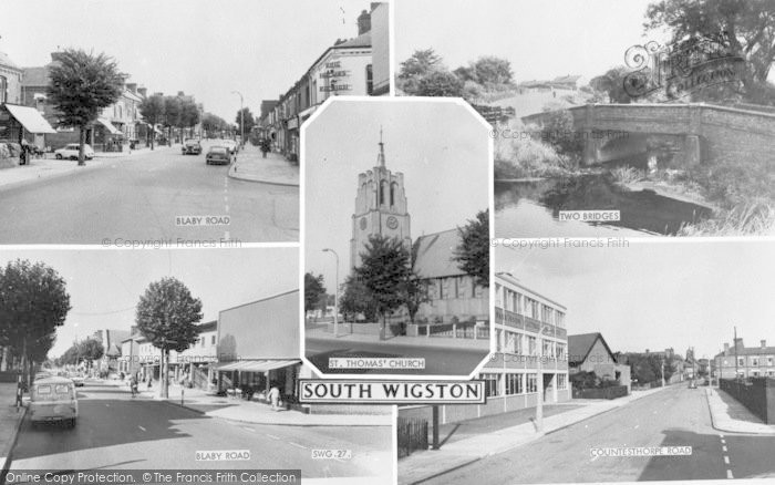 Photo of South Wigston, Composite c.1965
