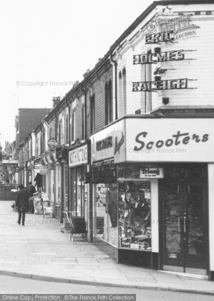 Photo of South Wigston, Eric Holmes Cycle Shop, Blaby Road c.1960