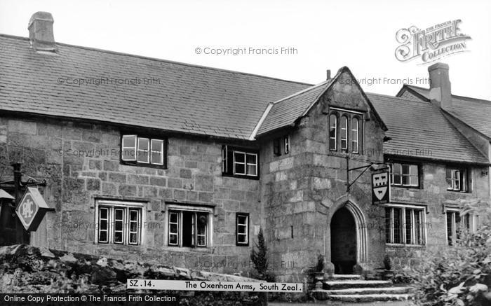 Photo of South Zeal, The Oxenham Arms c.1960