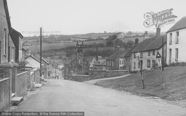 Photo of South Zeal, Village And St Mary's Church c.1955