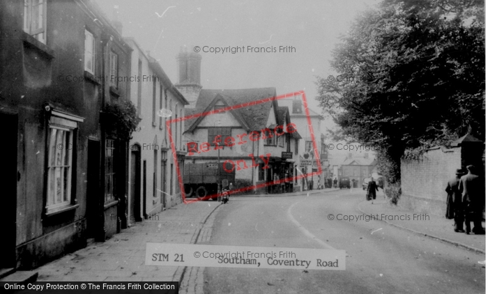 Photo of Southam, Coventry Road c.1955