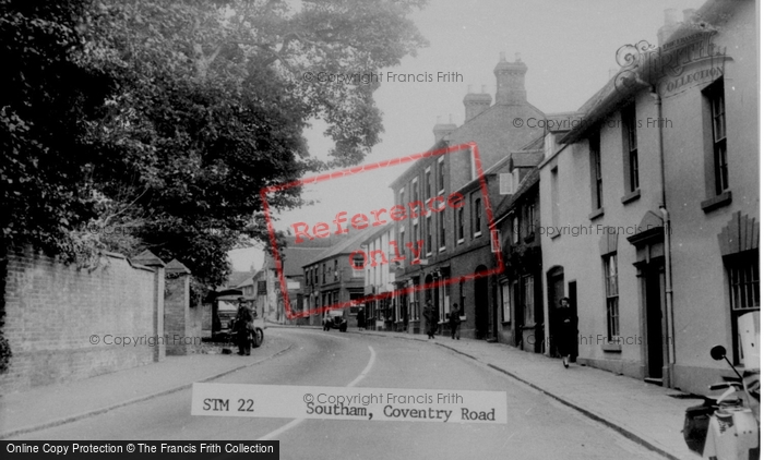 Photo of Southam, Coventry Road c.1955