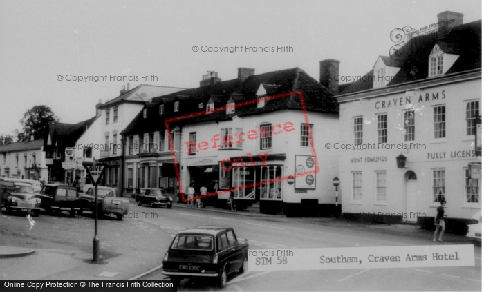 Photo of Southam, Craven Arms Hotel c.1965