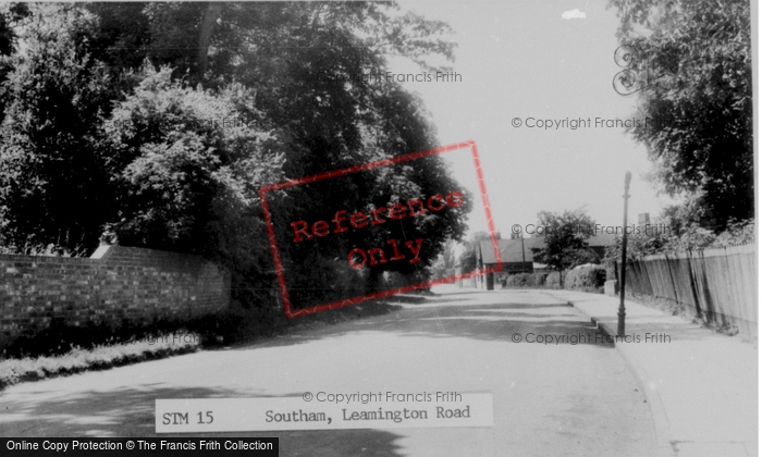 Photo of Southam, Leamington Road c.1955