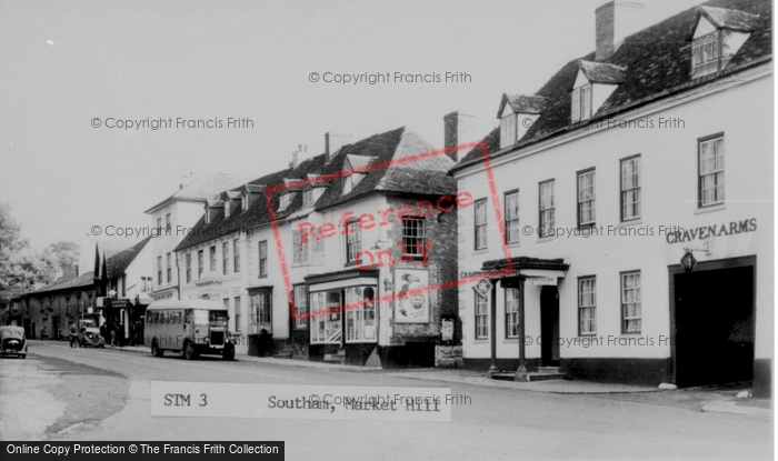 Photo of Southam, Market Hill c.1950
