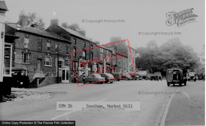Photo of Southam, Market Hill c.1960