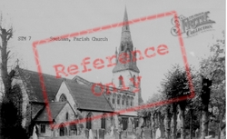 Parish Church c.1950, Southam