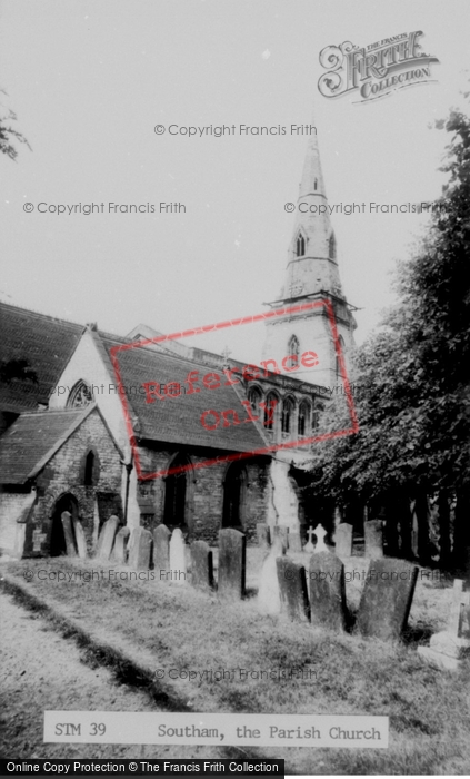 Photo of Southam, The Parish Church c.1960
