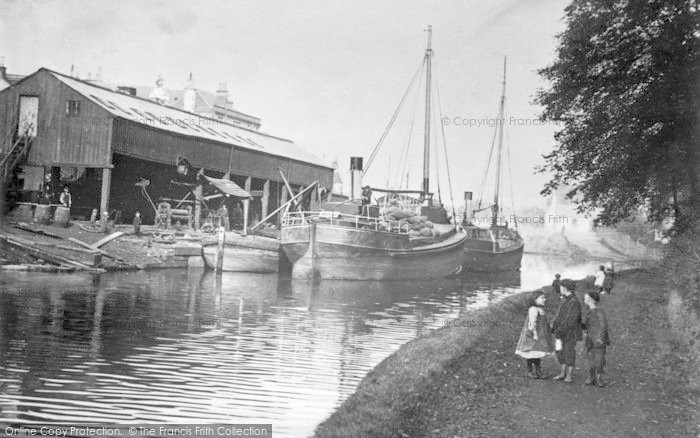 Photo of Southampton, Barges On The River c.1900