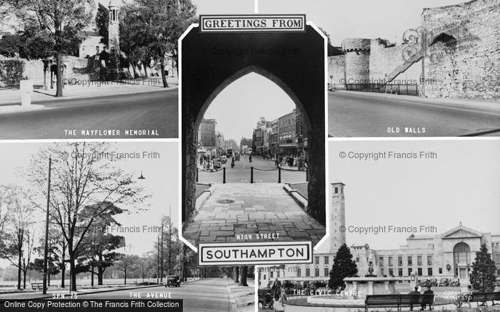 Photo of Southampton, Composite c.1955