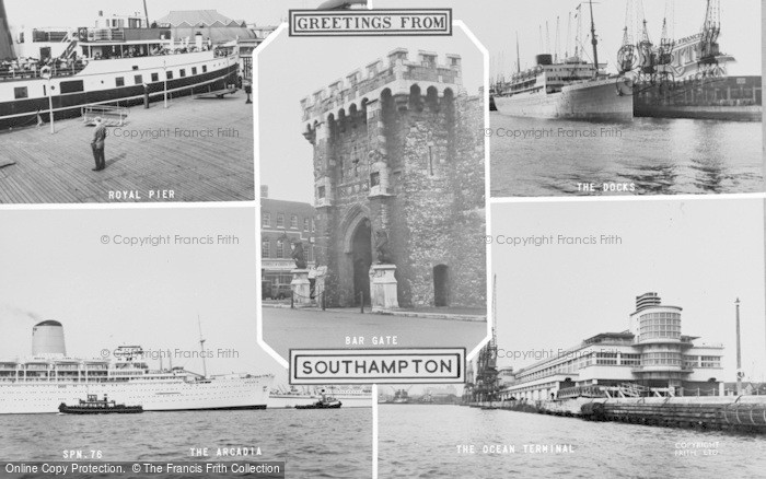 Photo of Southampton, Composite c.1960
