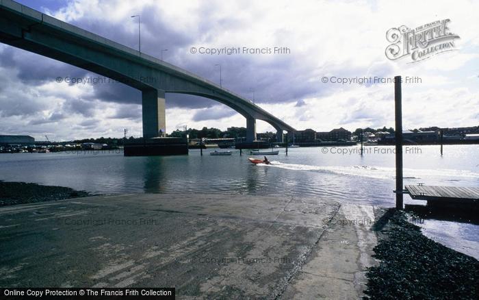 Photo of Southampton, Itchen Bridge From Floating Bridge Road 1998