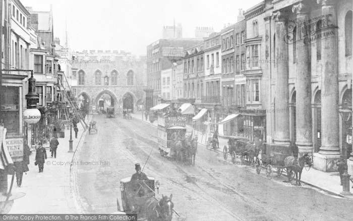 Photo of Southampton, Looking Towards Bargate c.1890