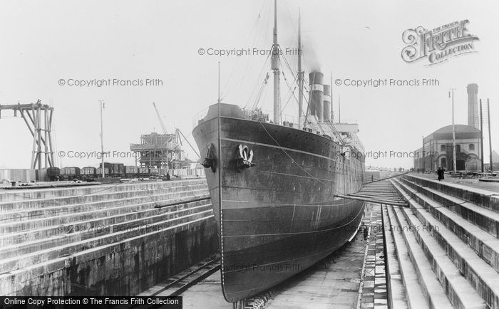 Photo of Southampton, No 5 (Prince Of Wales) Dry Dock 1908