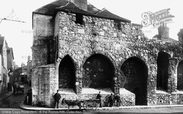 Photo of Southampton, Old Town Walls 1892