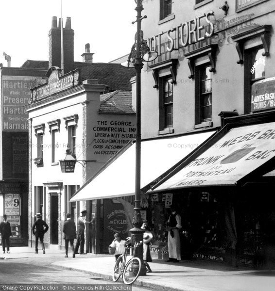 Photo of Southampton, Shops In Above Bar c.1900