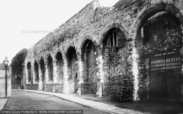 Photo of Southampton, The Old Town Walls 1892