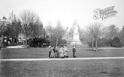 Watts Park And Dr Watt's Statue c.1893, Southampton
