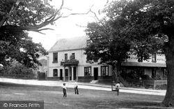 Children Outside The Hand And Sceptre Hotel 1896, Southborough