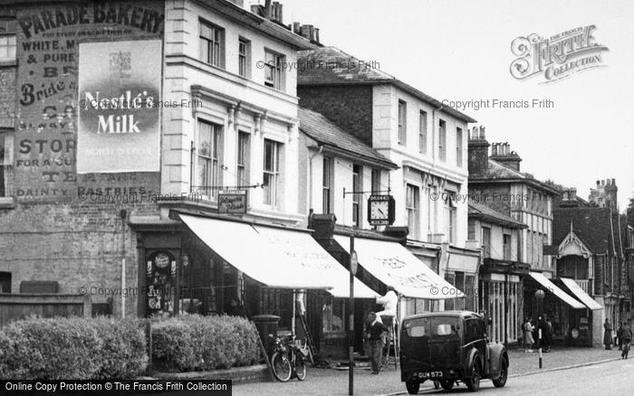 Photo of Southborough, High Street c.1955