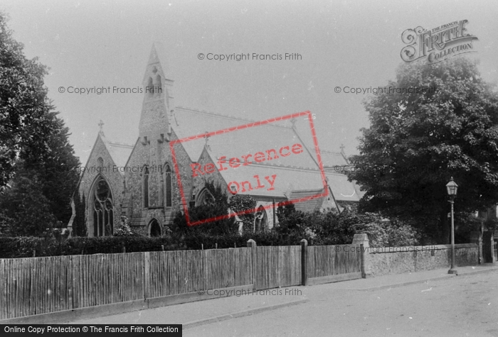 Photo of Southborough, St Thomas's Church 1896