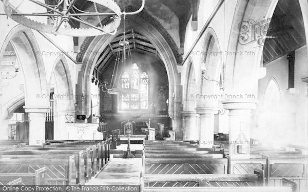Photo of Southborough, St Thomas's Church, Interior 1896