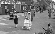 Beach Huts And The Promenade c.1955, Southbourne