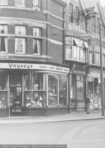 Photo of Southbourne, Belle Vue Road, A Bakery c.1955