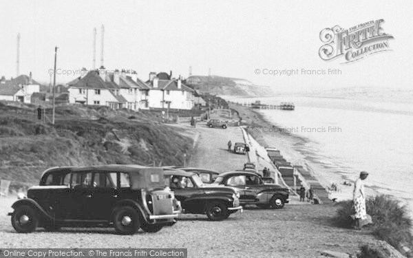 Photo of Southbourne, Cars By The Cliffs c.1960