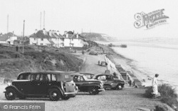 Cars By The Cliffs c.1960, Southbourne