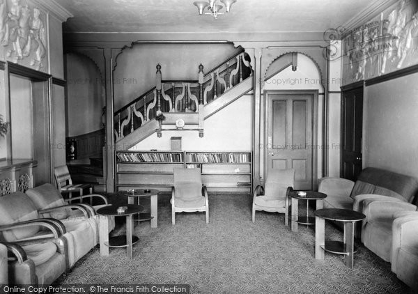Photo of Southbourne, Foxholes, The Entrance Hall c.1950