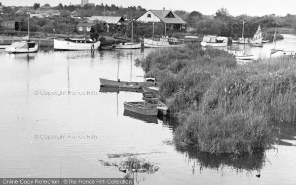 Photo of Southbourne, River Stour From Tuckton Bridge c.1950