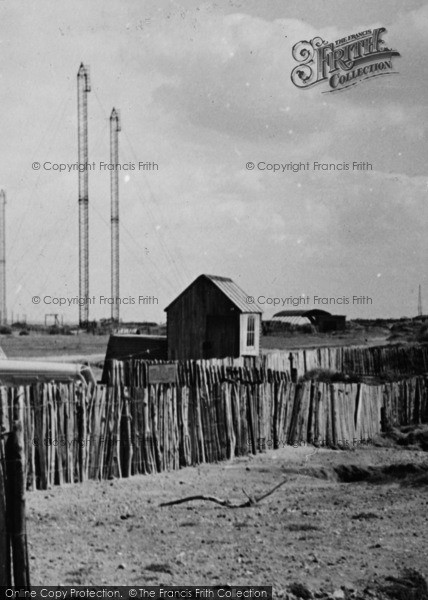Photo of Southbourne, The Beach, A Hut  c.1955