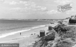 The Beach Looking West c.1950, Southbourne